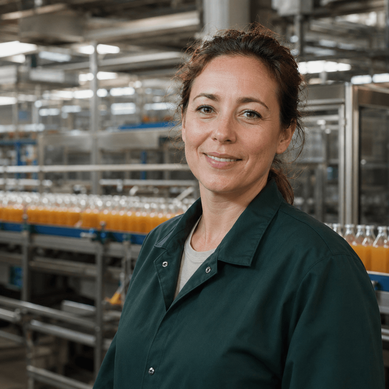 Customer Reference Fmcg Line Manager Representative portrait of a European FMCG line manager